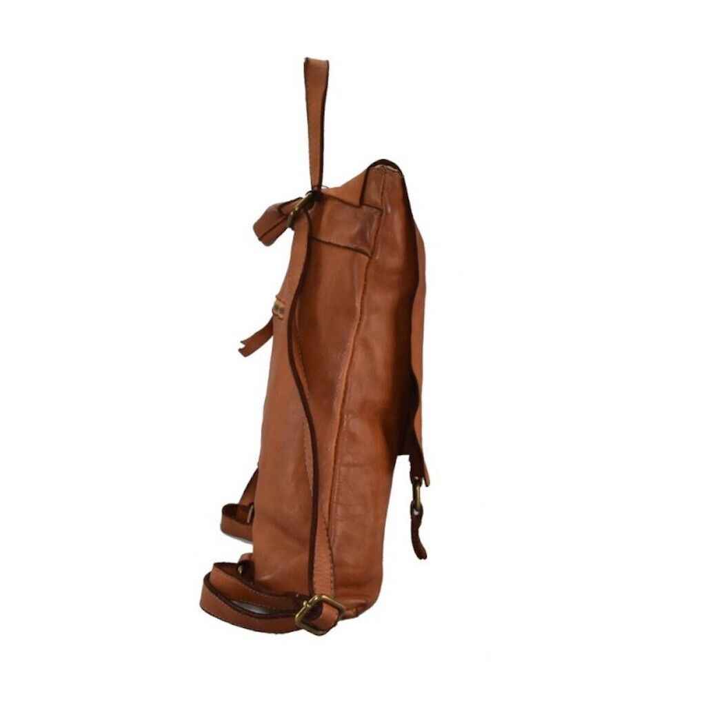 BZNA Bag Piana Cognac braun Italy Rucksack Backpacker Designer Tasche