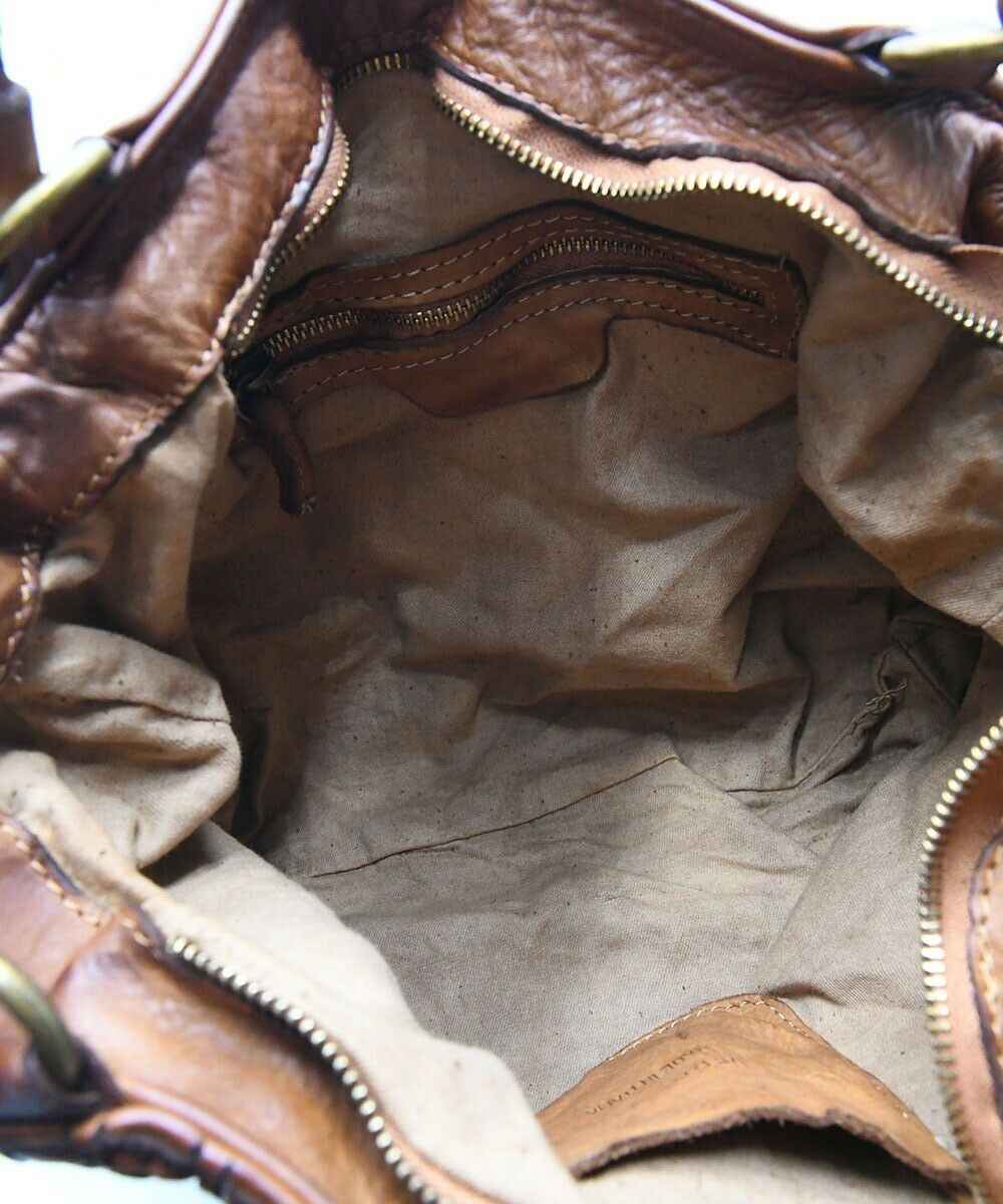 BZNA Bag Riana Taupe Italy Designer Damen Handtasche Schultertasche Tasche