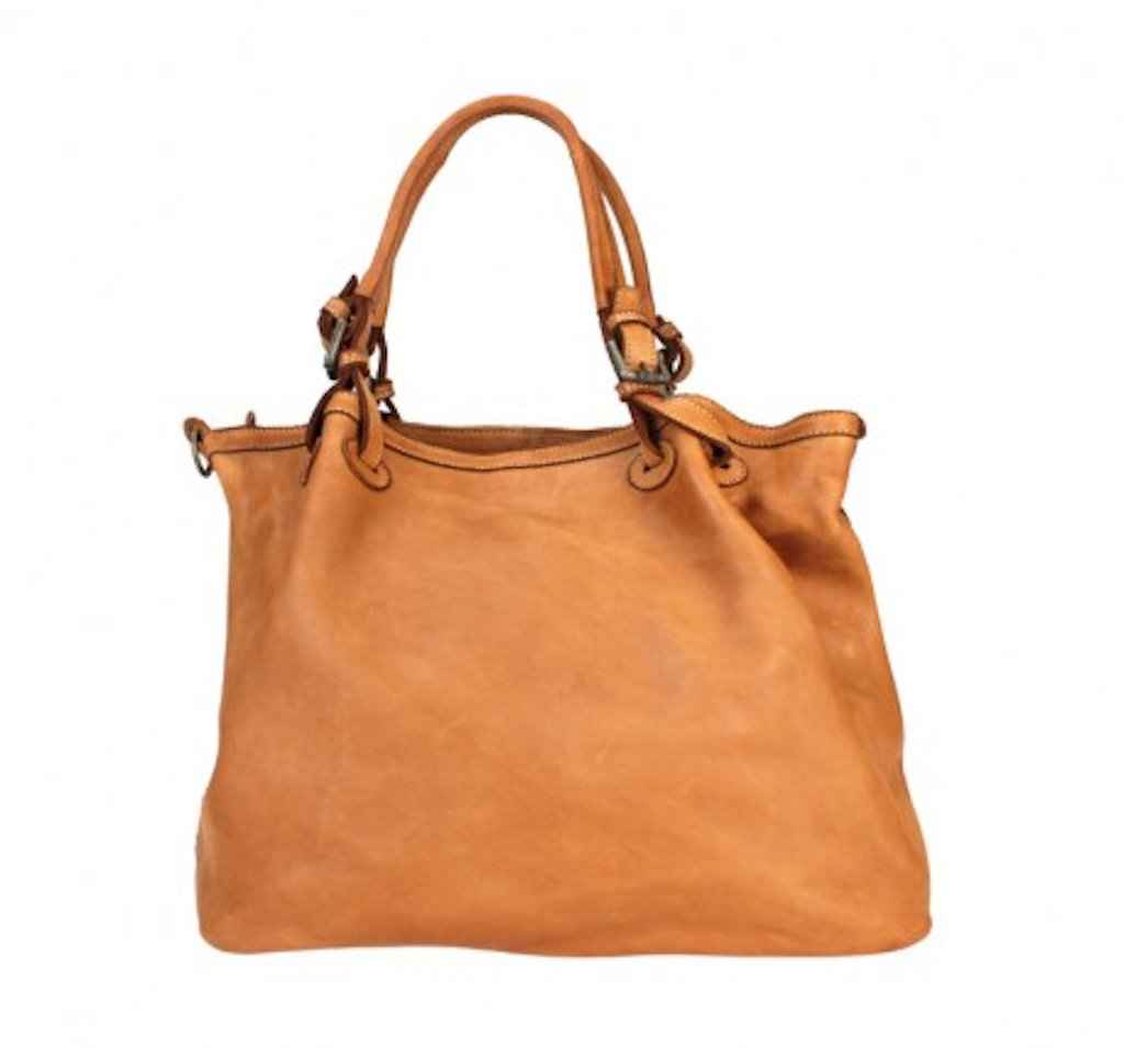 BZNA Bag Ruth Blau Ledertasche Italy Designer Damen Handtasche Schultertasche