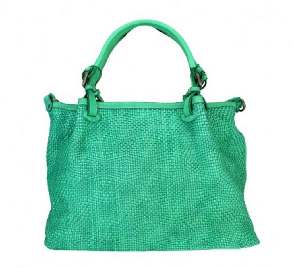 BZNA Bag Ruth Grün B Ledertasche Italy Designer Damen Handtasche Schultertasche