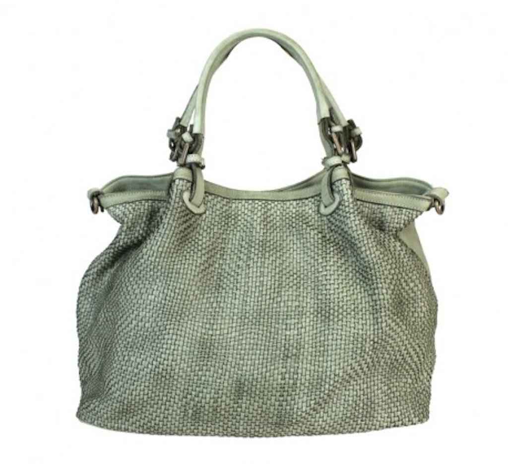 BZNA Bag Ruth Grün Ledertasche Italy Designer Damen Handtasche Schultertasche