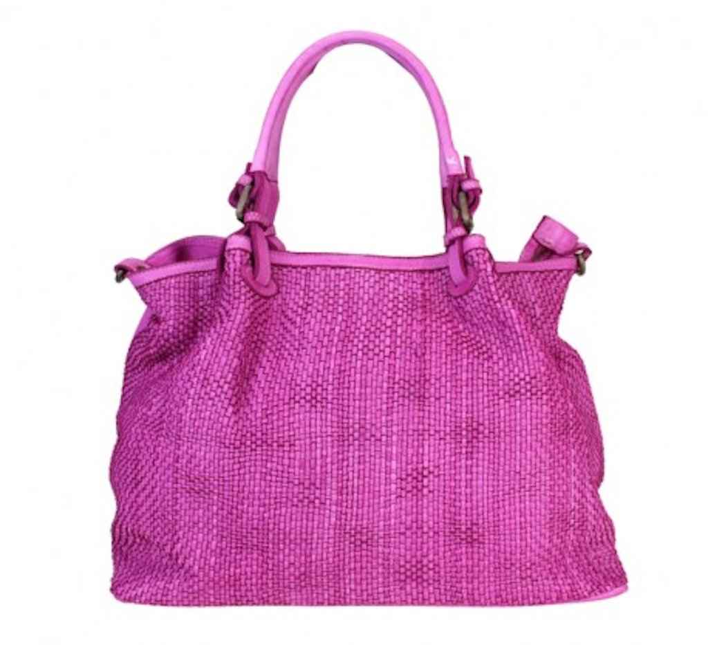 BZNA Bag Ruth Pink Ledertasche Italy Designer Damen Handtasche Schultertasche