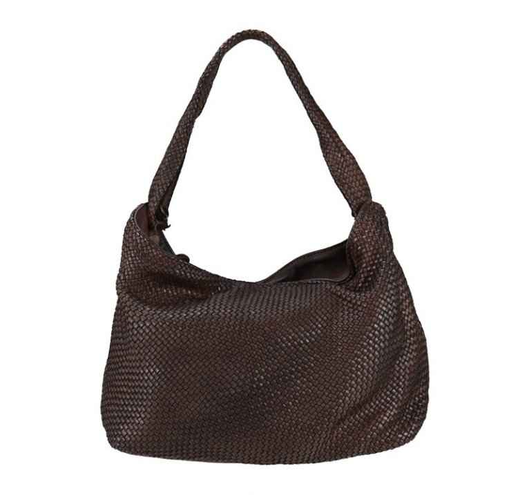 BZNA Bag Sanja Braun Italy Designer Damen Handtasche Schultertasche Tasche