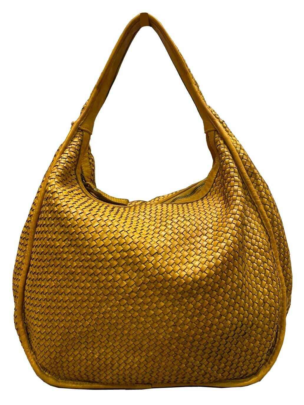 BZNA Bag Sanna Gelb Italy Designer Damen Handtasche Schultertasche Tasche