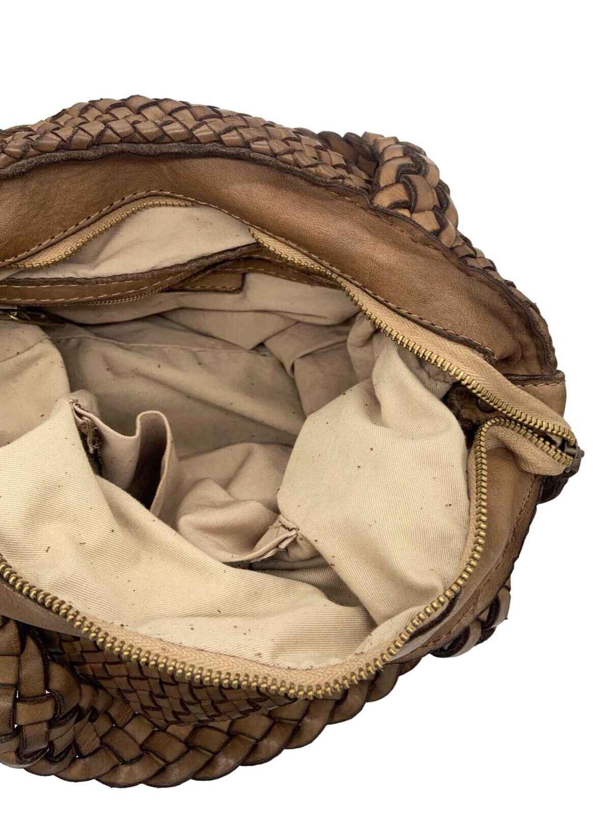 BZNA Bag Siana Braun Italy Designer Damen Handtasche Tasche Leder Shopper