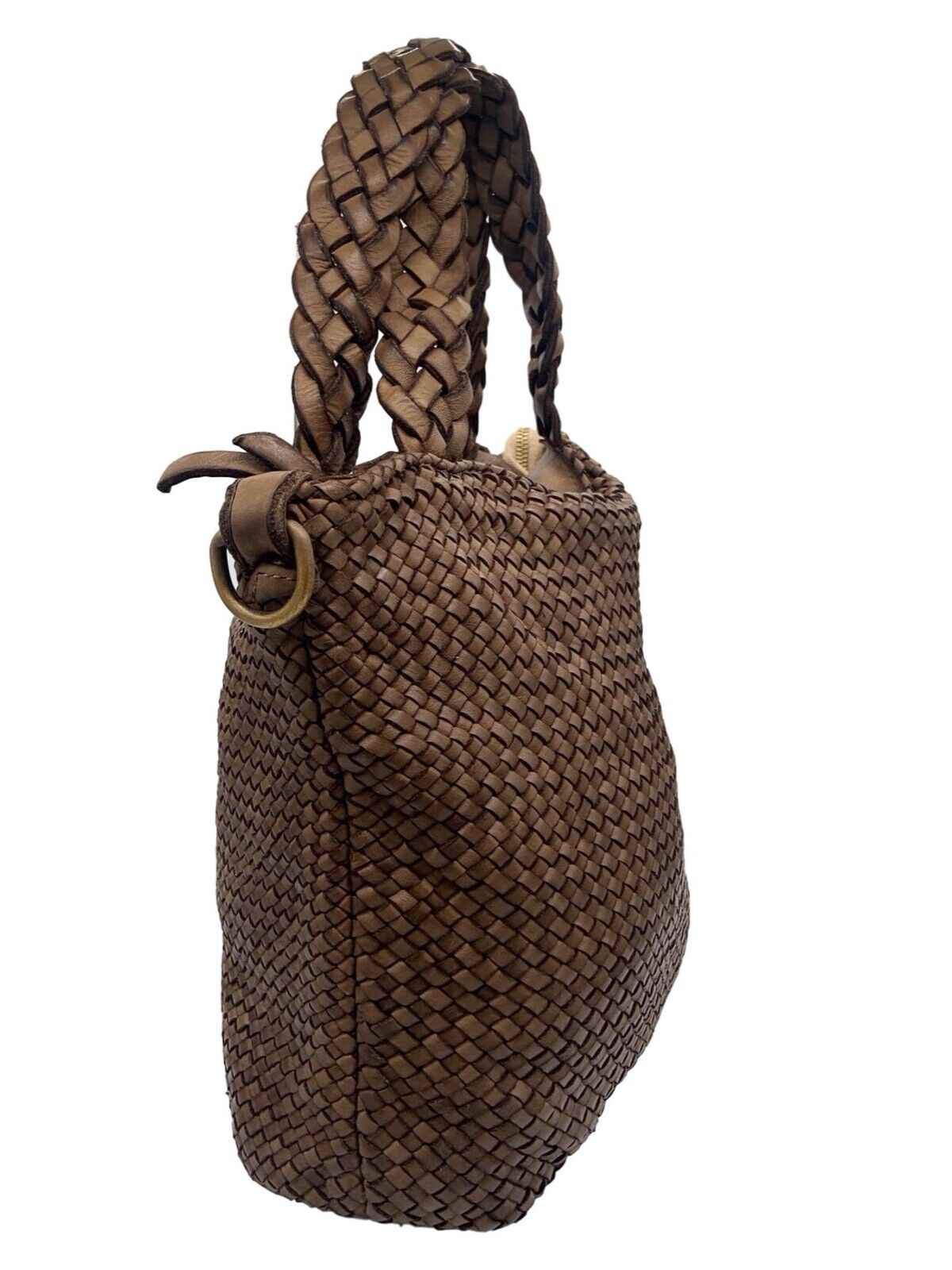 BZNA Bag Siana Braun Italy Designer Damen Handtasche Tasche Leder Shopper
