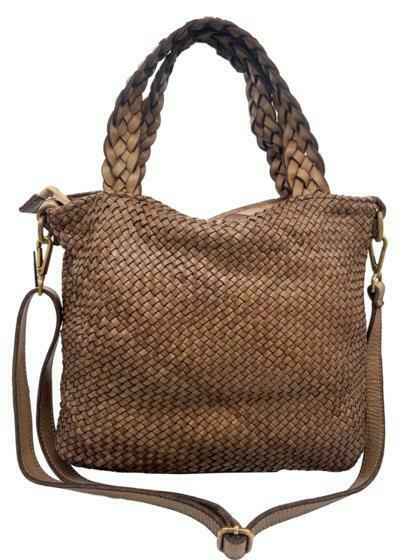 BZNA Bag Siana Schwarz Italy Designer Damen Handtasche Tasche Leder Shopper