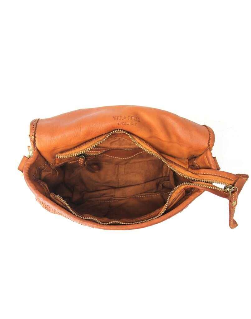 BZNA Bag Sil Taupe Umhängetasche Designer Clutch Ledertasche Schultertasche