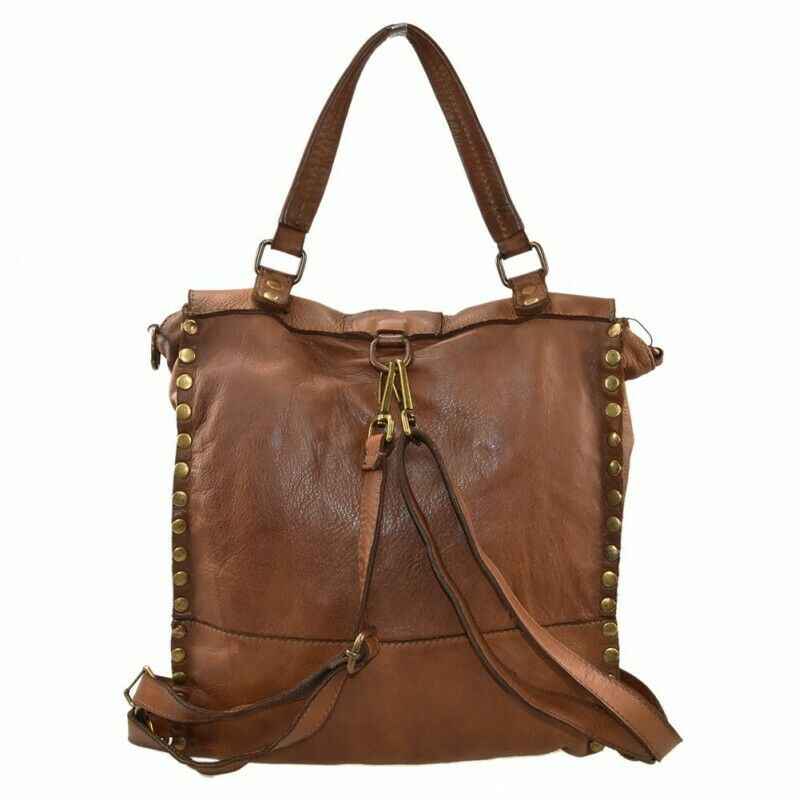 BZNA Bag Talea Braun Backpacker Rucksack Damenhandtasche Schultertasche
