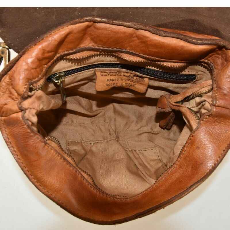 BZNA Bag Thea Grün Italy Designer Beutel Umhängetasche Damen Handtasche Leder