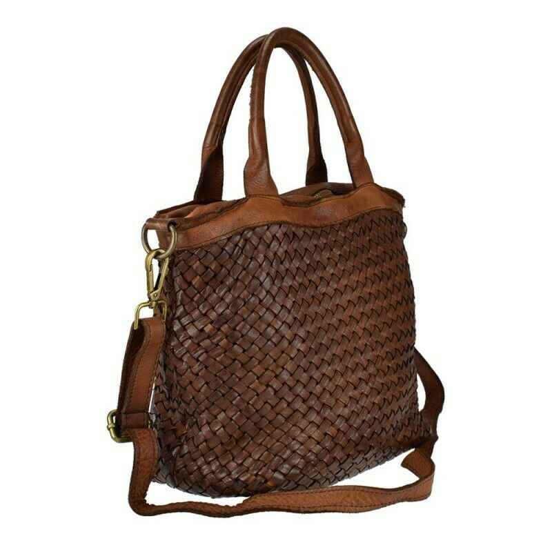 BZNA Bag Xenia Rosa Italy Designer Damen Handtasche Tasche Leder Shopper