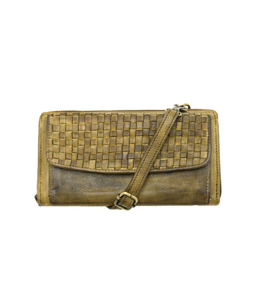 BZNA Berlin Dilan Rot Wallet Leder Schulter Portemonnaie Geldbörse Clutch - B Z N A