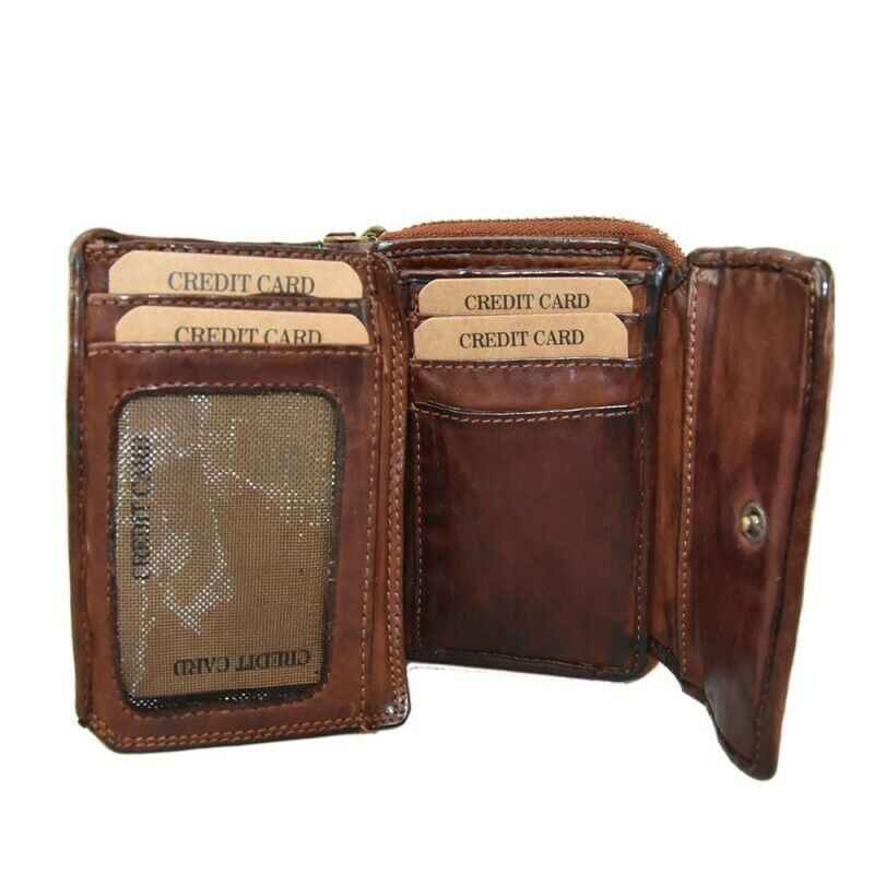 BZNA Berlin Gia cognac Wallet Leather Leder Portemonnaie Geldbörse Clutch