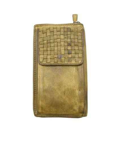 BZNA Berlin Hedda Gelb Wallet Leder Schulter Portemonnaie Geldbörse Clutch