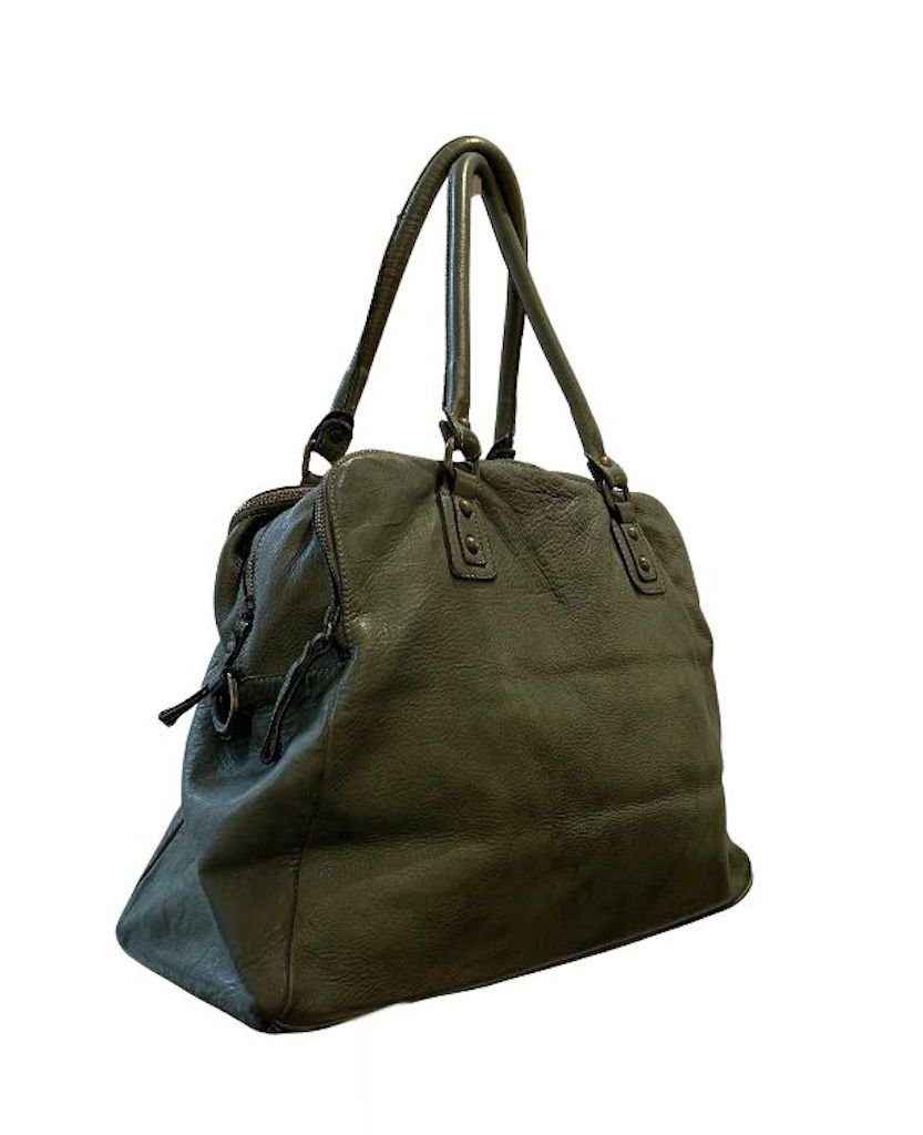 BZNA Bag Lue Grün Italy Designer Messenger Damen Handtasche Schultertasche Shopper