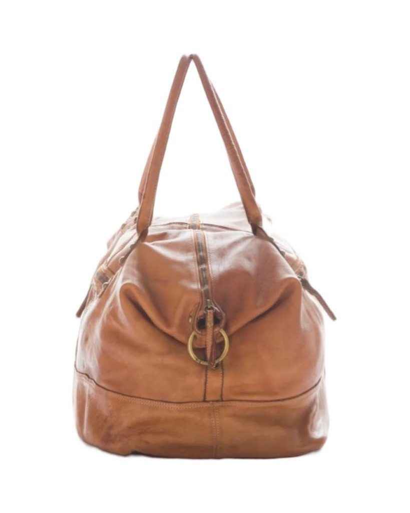 BZNA Bag Joe cognac Italy Designer Weekender Damen Reise Tasche Handtasche Schultertasche Leder Shopper Neu