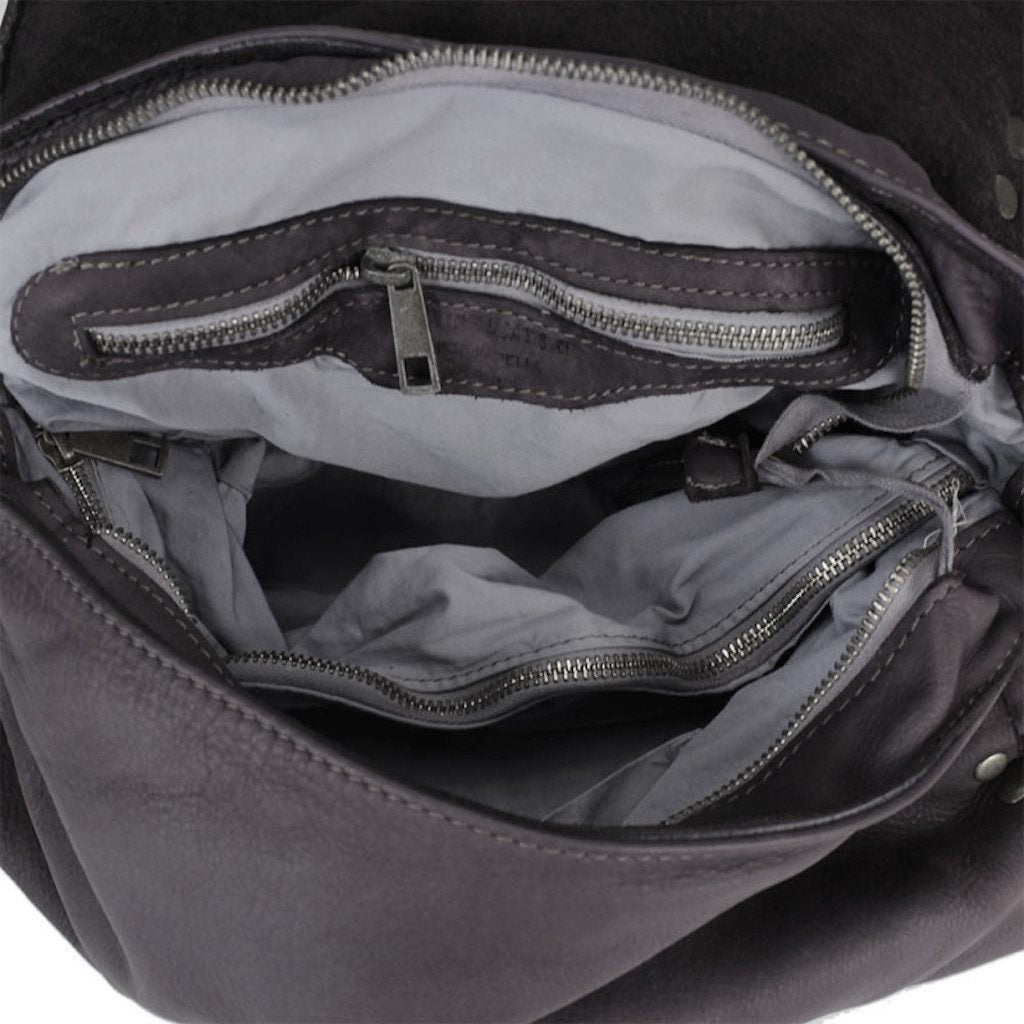 BZNA Bag Lamia Cognac italy Designer Leder Schulter Ledertasche Umhängetasche - B Z N A