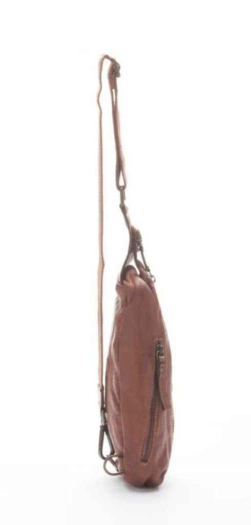 BZNA Bag Martin blau Italy Designer Gürteltasche Bauchtasche Fanny Bag Umhängetasche Schultertasche Tasche Leder Shopper Neu