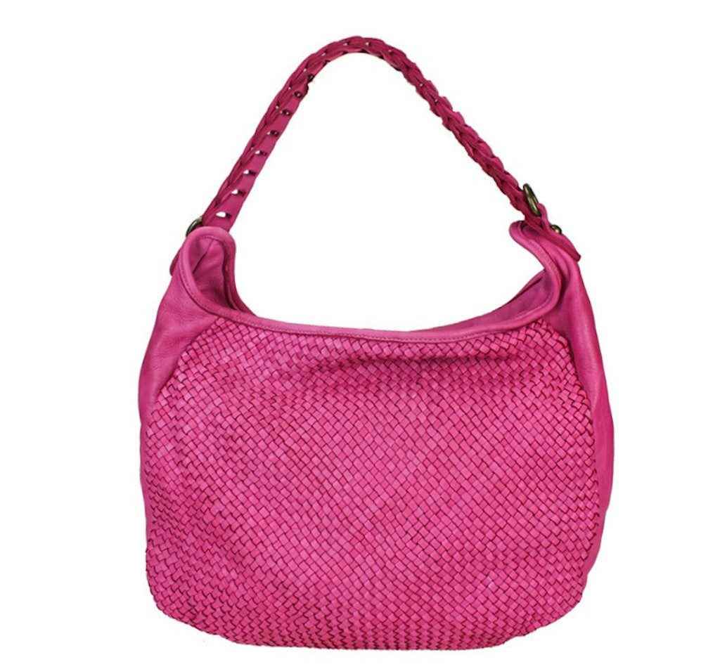 BZNA Bag Manja Pink Italy Designer Beutel Umhängetasche Shopper Handtasche Leder