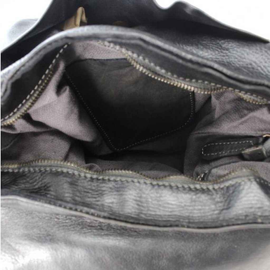 BZNA Bag Palma Braun Backpacker Designer Rucksack Handtasche Schultertasche