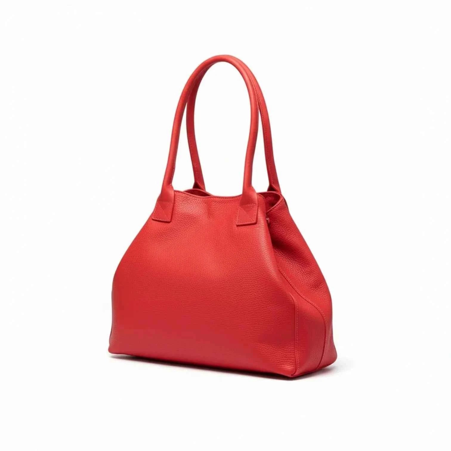 BZNA Bag Ladiva Rot Leder Italy Damen Shopper Handtasche Schultertasche Tasche