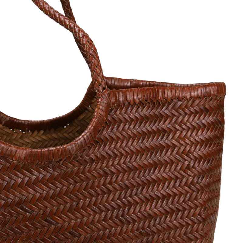 BZNA Bag Cognac Italy Damen Handtasche Schultertasche Tasche Leder BZNA6168