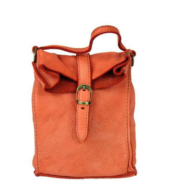 BZNA Bag Finja Orange Designer mobile Handytasche Ledertasche Umhängetasche