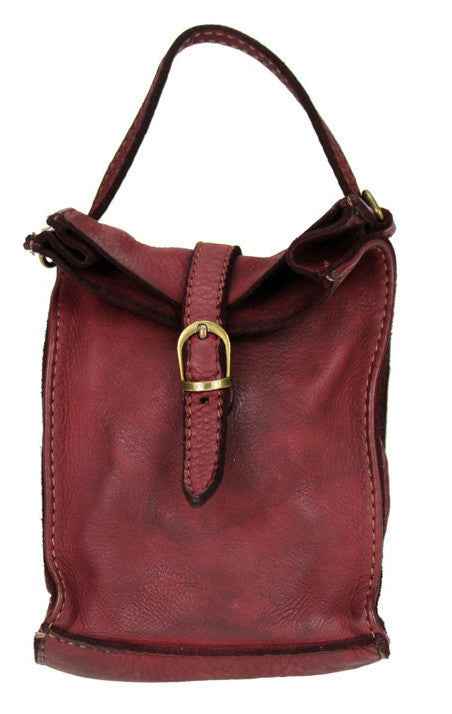 BZNA Bag Finja Bordeaux Designer mobile Handytasche Ledertasche Umhängetasche