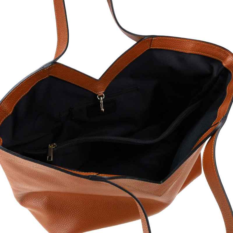 BZNA Bag Tuana Grün Leder Italy Damen Handtasche Schultertasche Tasche
