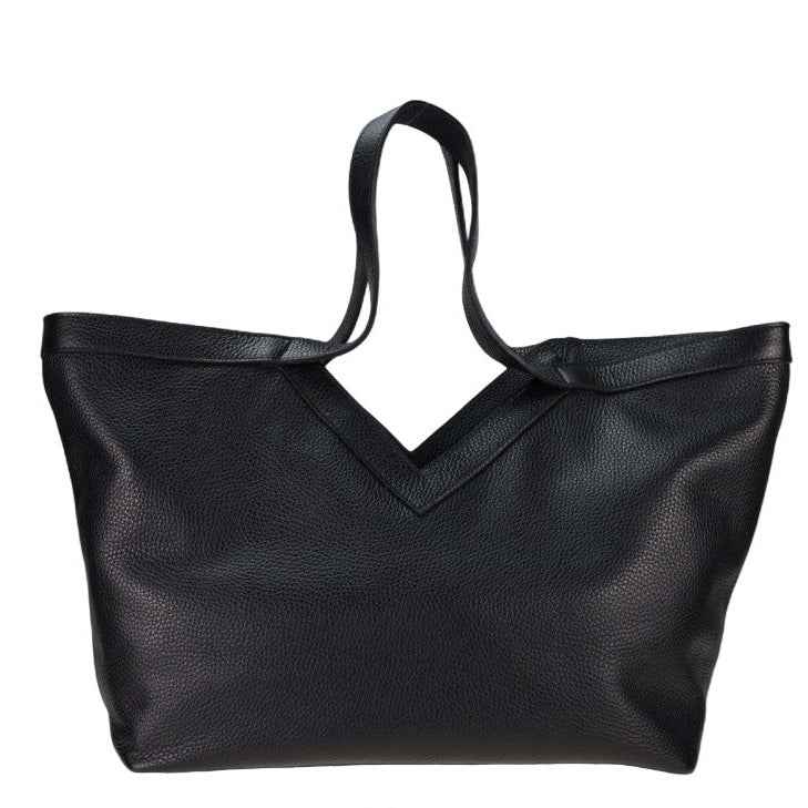 BZNA Bag Tuana Schwarz Leder Italy Damen Handtasche Schultertasche Tasche