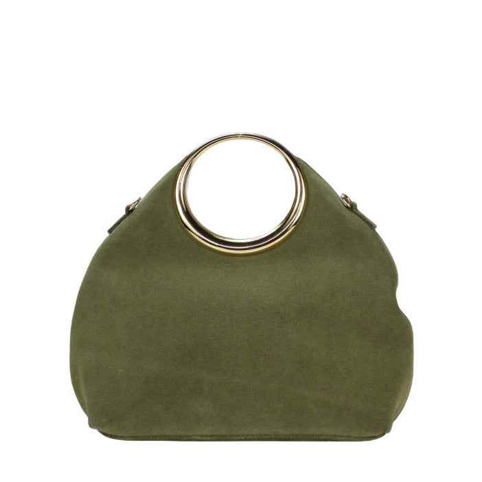 BZNA Bag Sofija Verde Wildleder Italy Damen  Handtasche Schultertasche Tasche (Kopie)