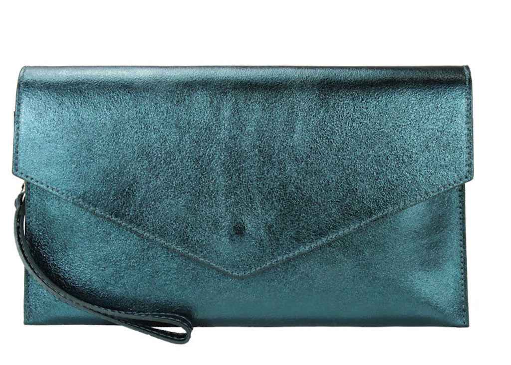 BZNA Bag Xyla Ottanio Metalicca Leder Italy Damen Brieftaschen Clutch Handtasche Schultertasche