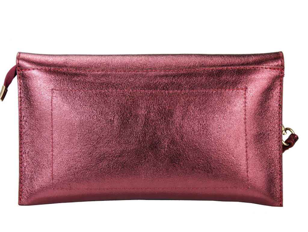 BZNA Bag Xyla Ottanio Metalicca Leder Italy Damen Brieftaschen Clutch Handtasche Schultertasche