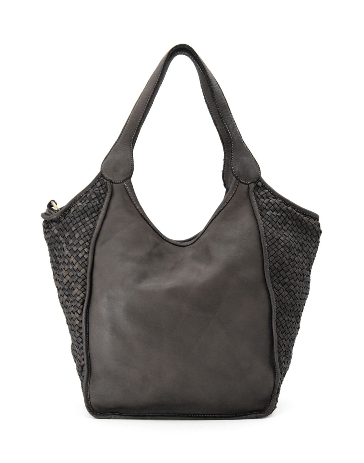 BZNA Bag Min Schwarz Italy Damen Shopper Handtasche Schultertasche Tasche Leder - B Z N A