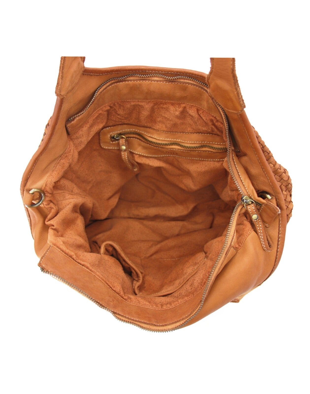 BZNA Bag Min Schwarz Italy Damen Shopper Handtasche Schultertasche Tasche Leder - B Z N A