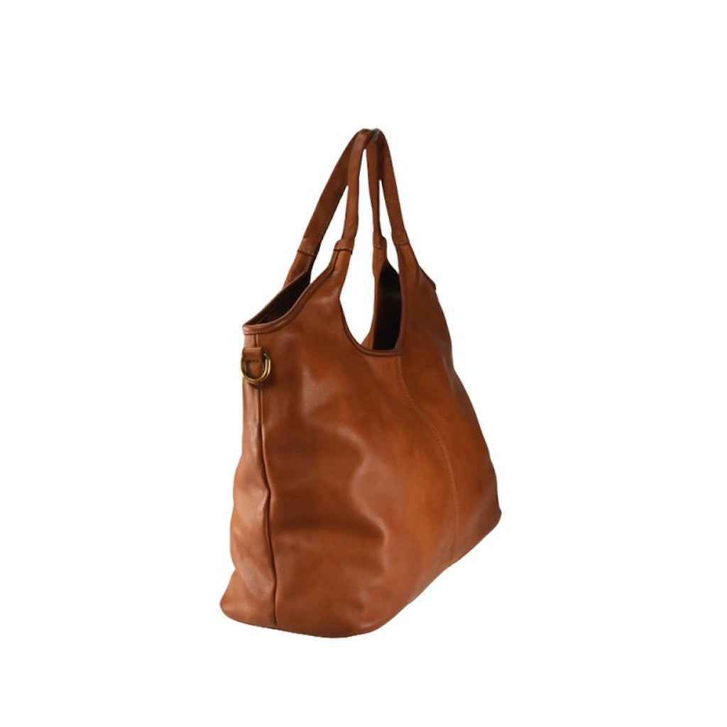 BZNA Bag Zinnia Blau Grau Italy Designer Handtasche Schultertasche Tasche Leder Shopper